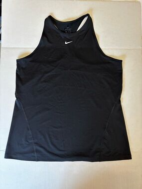 Nike women’s Black Dri-FIT Racerback Tank XL